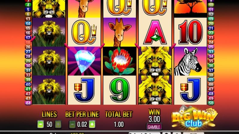 Mga Panalong Kumbinasyon at ang 50 Lions Paytable