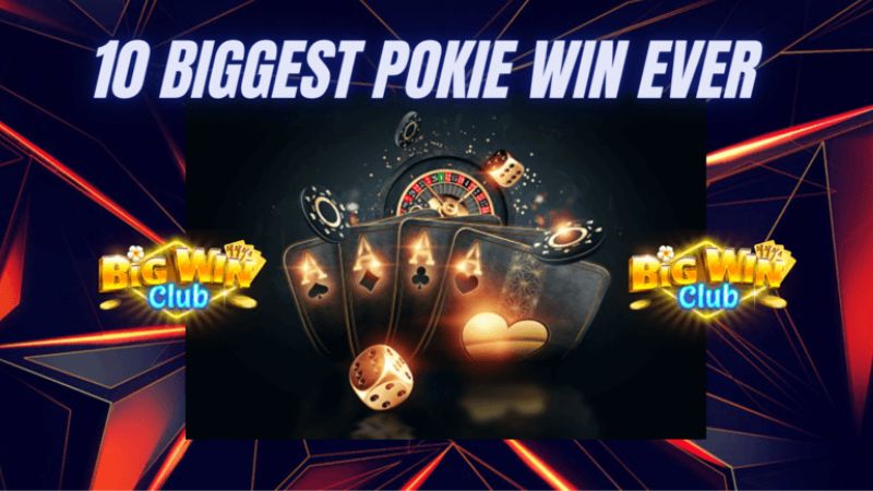 biggest pokie win