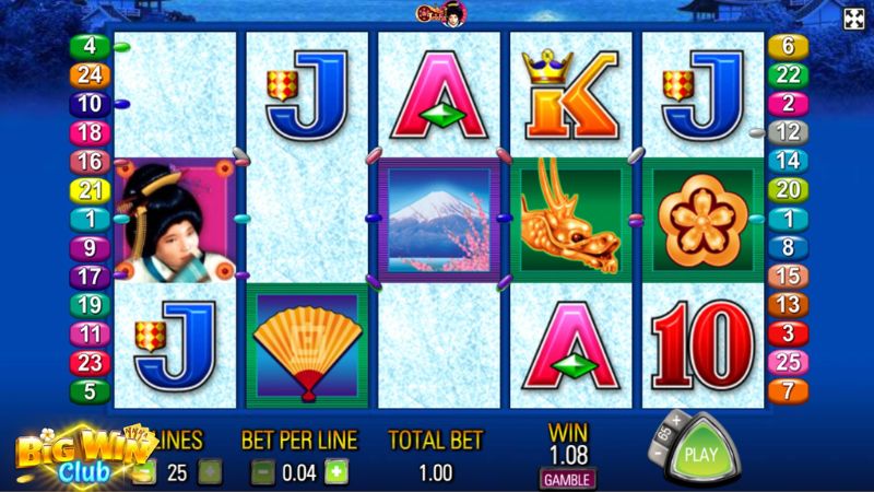 geisha slot machine big win